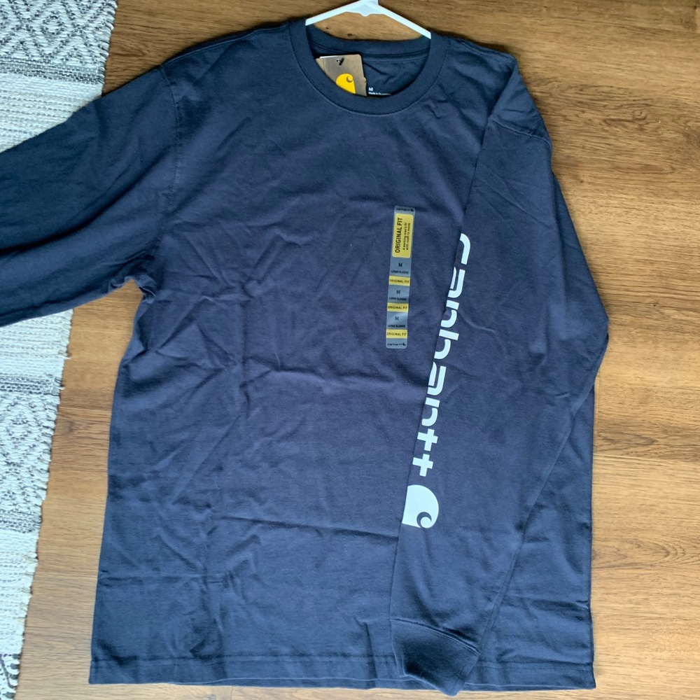 NEW- Navy blue Long sleeve carhart